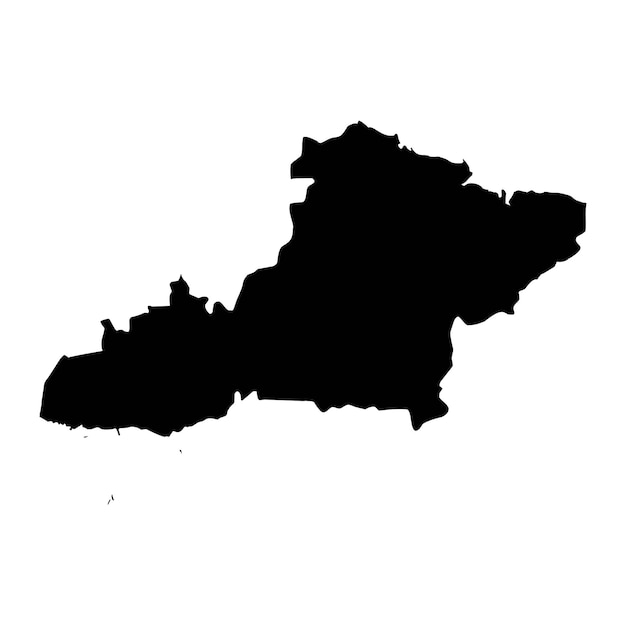 Provincia de Las Tunas mapa división administrativa de Cuba Ilustración vectorial