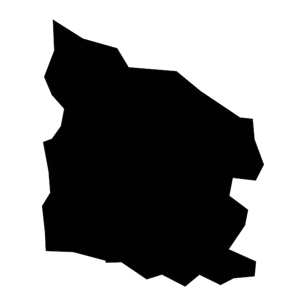 Provincia de Valverde mapa división administrativa de la República Dominicana Ilustración vectorial