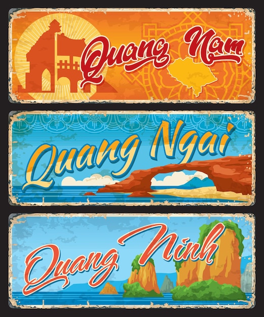 Provincias vietnamitas de Quang Nam Ngai y Ninh