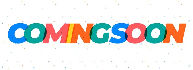 Próximamente plantilla de vector de diseño
