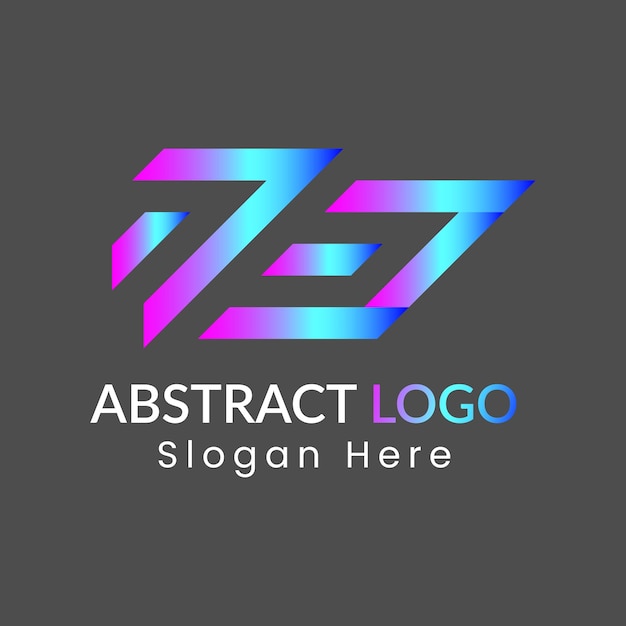 Proyecto de diseño de logotipo de letras abstractas creativas