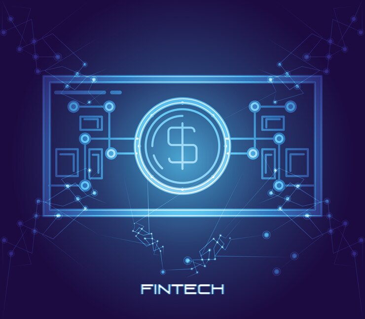 Vector proyecto de ley icono de tecnología financiera
