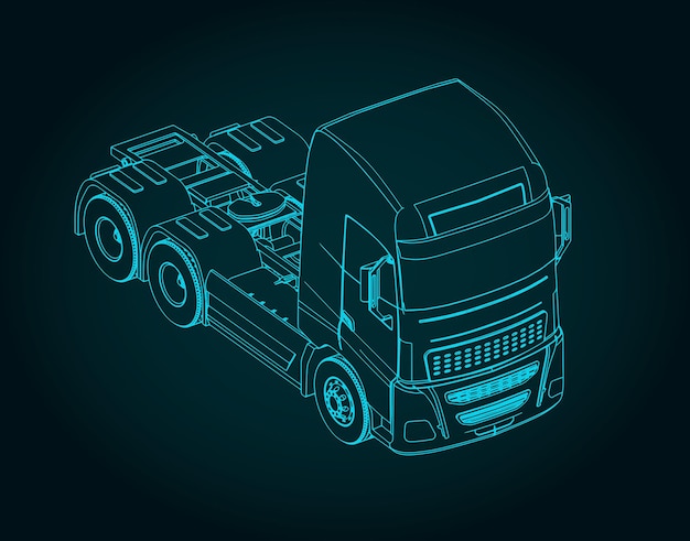 Proyecto de tractor para camiones