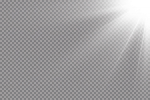 Proyector de vector. Efecto de luz