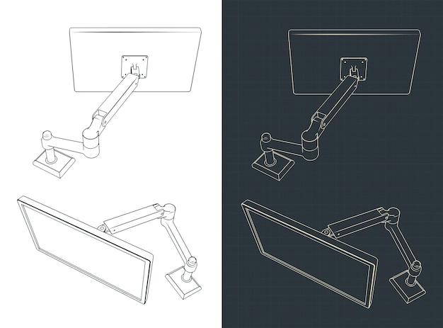Proyectos de montaje de un solo brazo de monitor