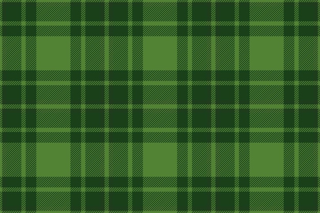 Prueba de fondo a cuadros patrón sin costuras en verde textura de tela vectorial para impresión textil papel de embalaje tarjeta de regalo papel pintado plano