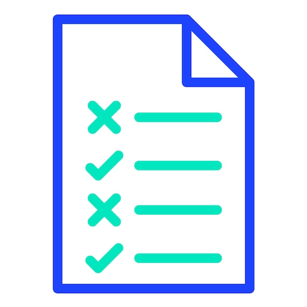 Prueba de la ilustración del diseño del icono vectorial