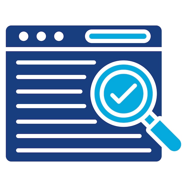 Prueba de imagen vectorial de íconos Puede utilizarse para el servicio de marketing en Internet