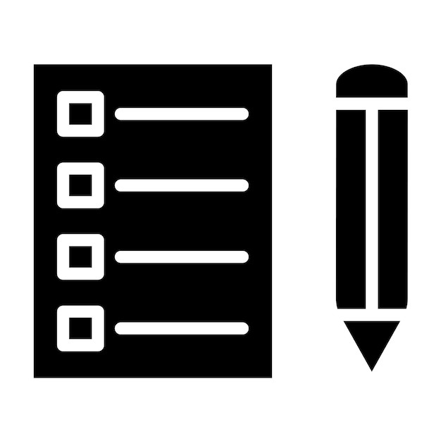 Las pruebas de estudio de diseño vectorial Estilo de icono