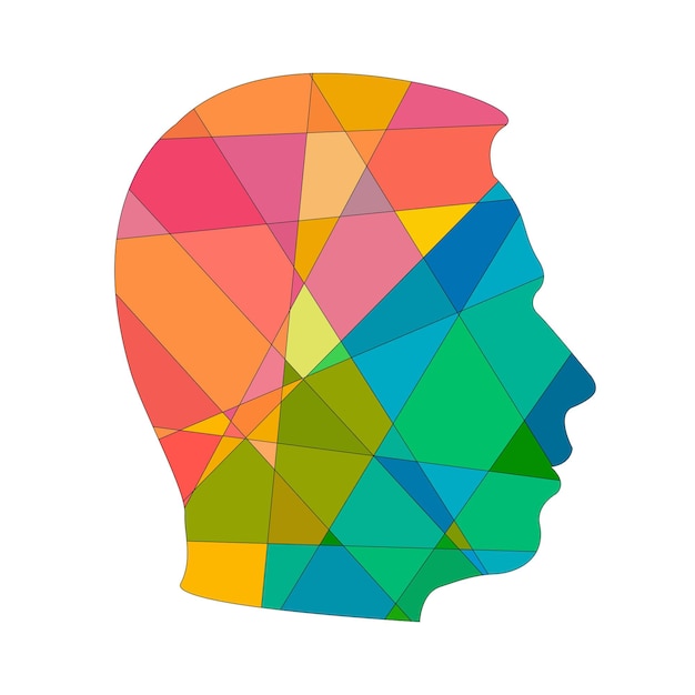 Psicología hombre silueta head02
