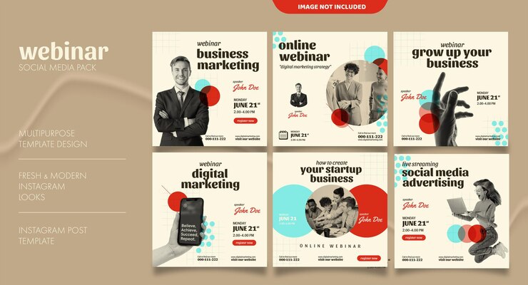 Publicación de instagram de marketing de negocios digitales