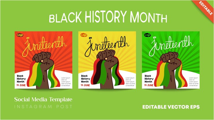 Publicación de instagram del mes de la historia negra