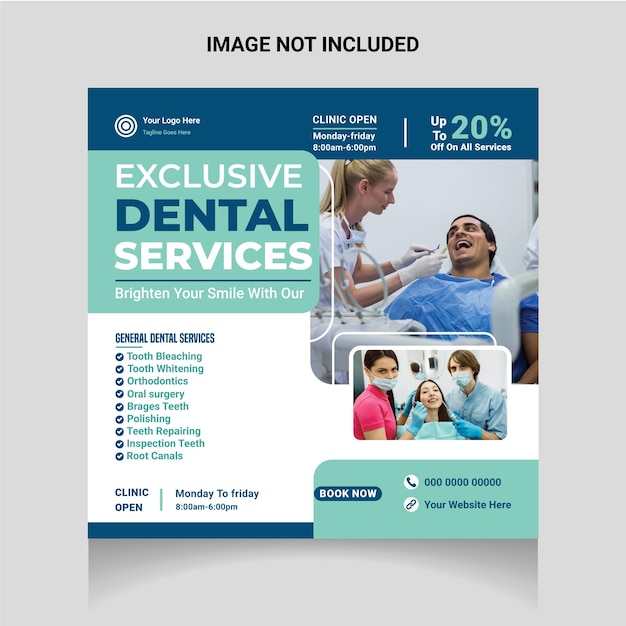 publicación profesional en las redes sociales de odontología