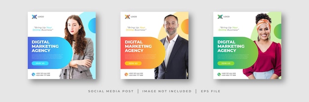 Publicación en redes sociales de la agencia de marketing digital