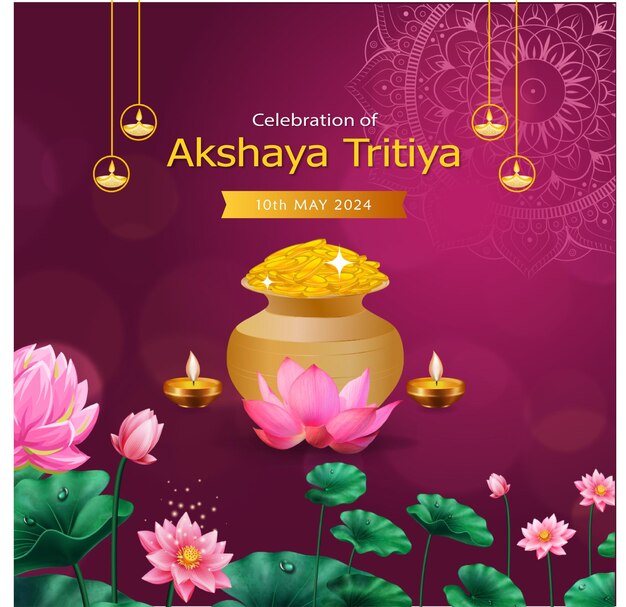 Una publicación en las redes sociales de Akshaya Tritiya