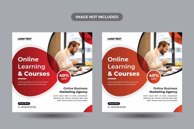 Publicación en redes sociales del curso online de desarrollo empresarial