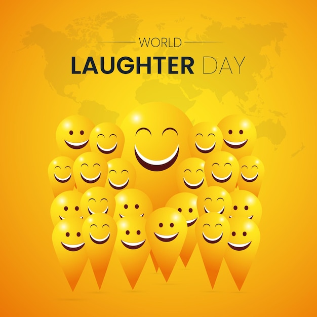 Publicación en redes sociales del día mundial de la risa