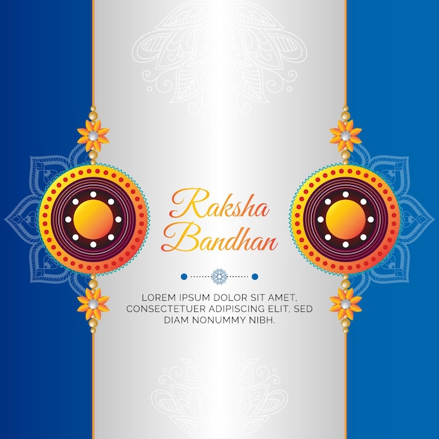 Publicación en redes sociales del día de raksha bandhan