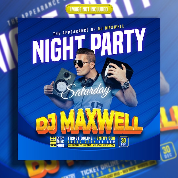 Publicación en redes sociales de fiesta nocturna