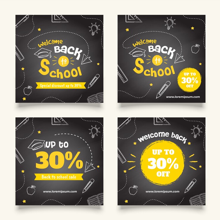 Publicación en las redes sociales de regreso a la escuela