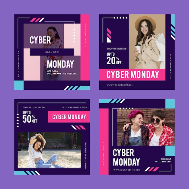 Publicaciones de instagram de cyber monday