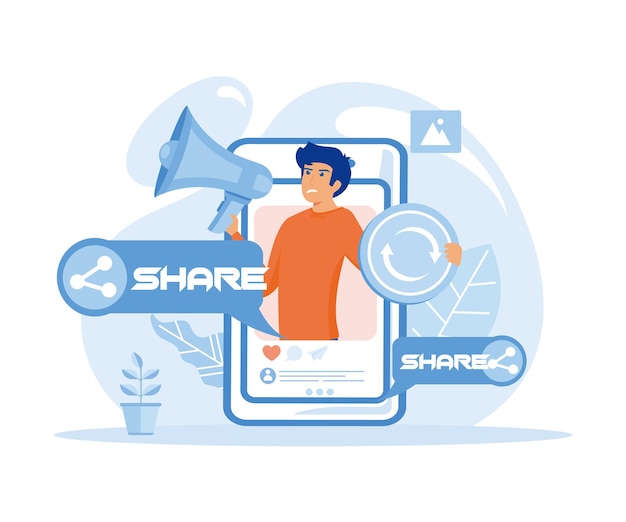 Las publicaciones en las redes sociales comparten la coacción activa La publicidad digital El marketing en las redes sociales