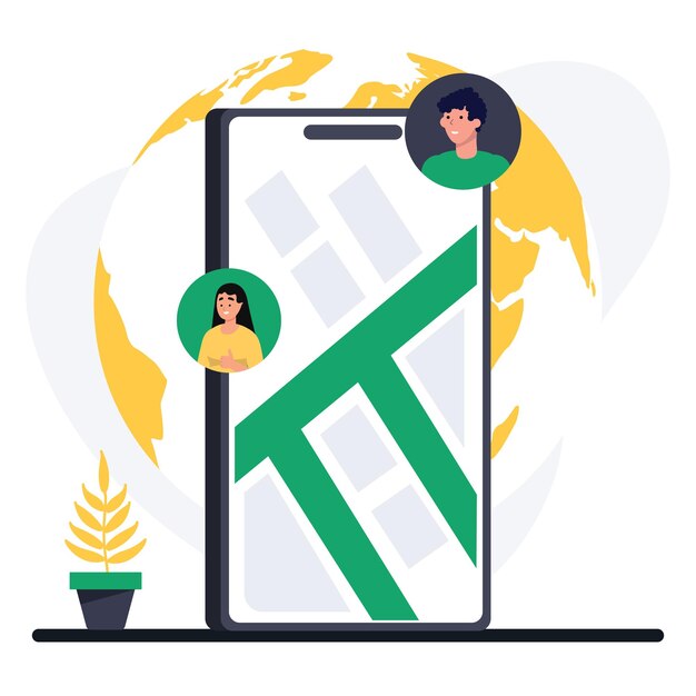 Publicaciones en redes sociales con personas