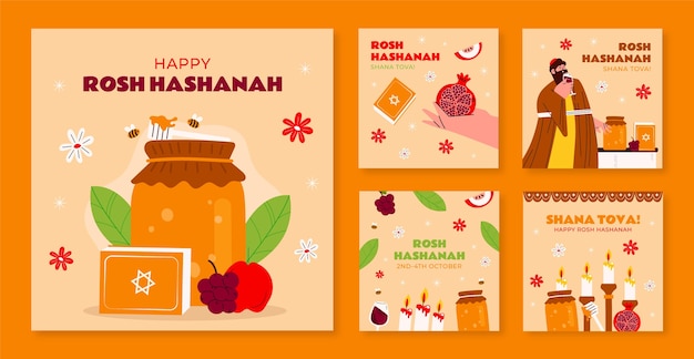 Las publicaciones de Rosh Hashanah en Instagram