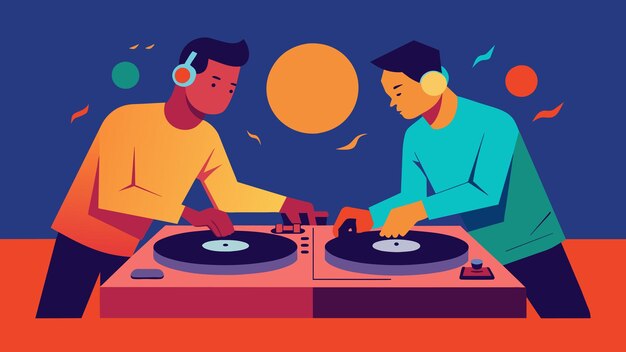 Vector el público es transportado de vuelta a la edad de oro del djing como dos competidores hábiles se enfrentan en