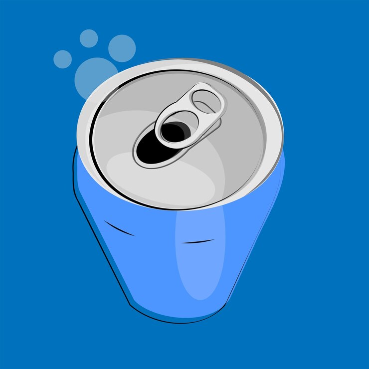 Vector puede beber refresco vectorial