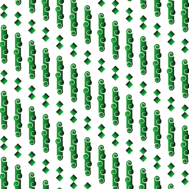Se puede usar un patrón texturizado de combinaciones verdes y negras para el fondo de una pared de la casa