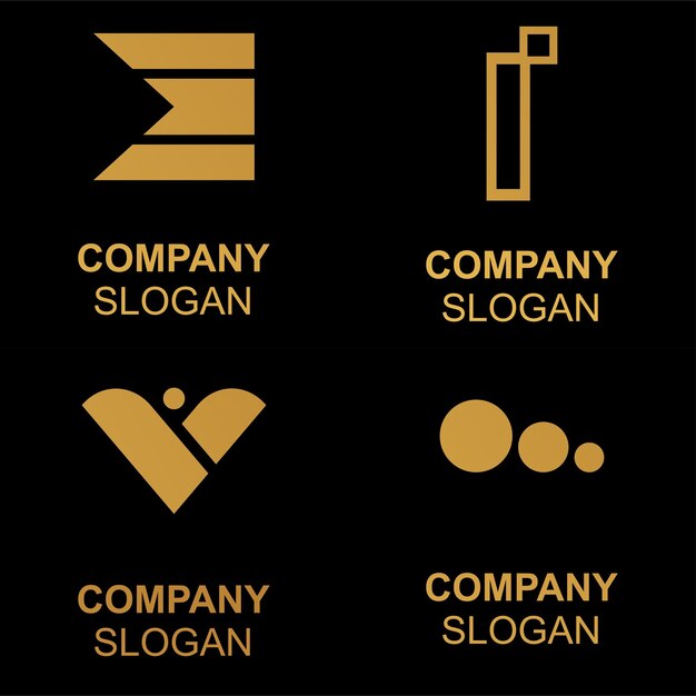 Se puede utilizar un diseño de logotipo de lujo con formas abstractas y premium para impresión y digital