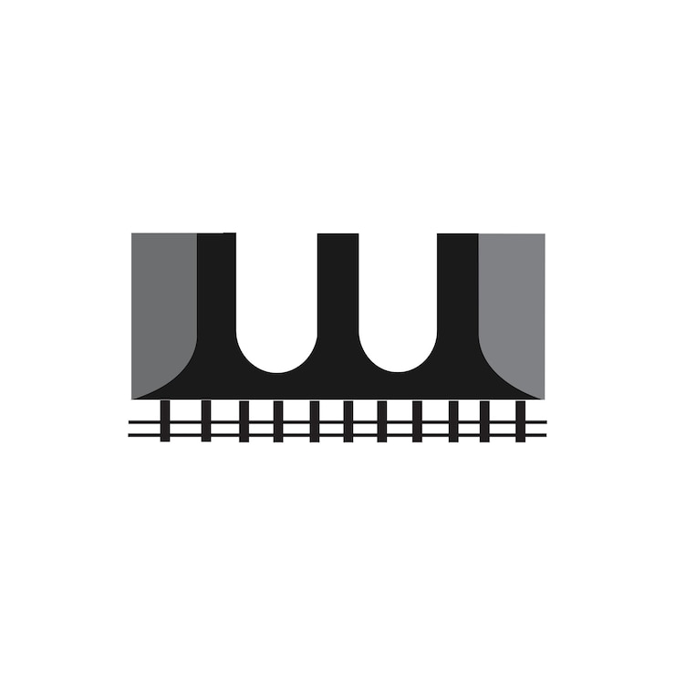 Vector puente, logotipo, vector