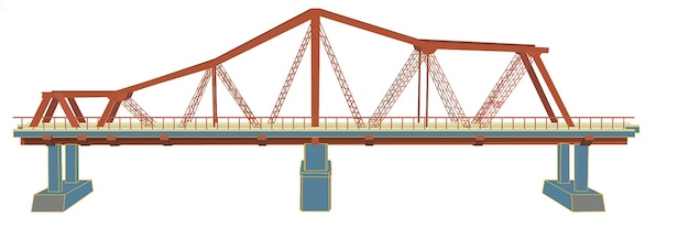 Vector el puente de long bien