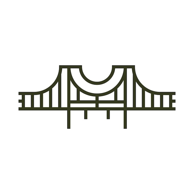 Un puente rojo con una escalera que dice "escalera".