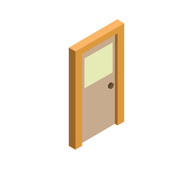 puerta isometrica