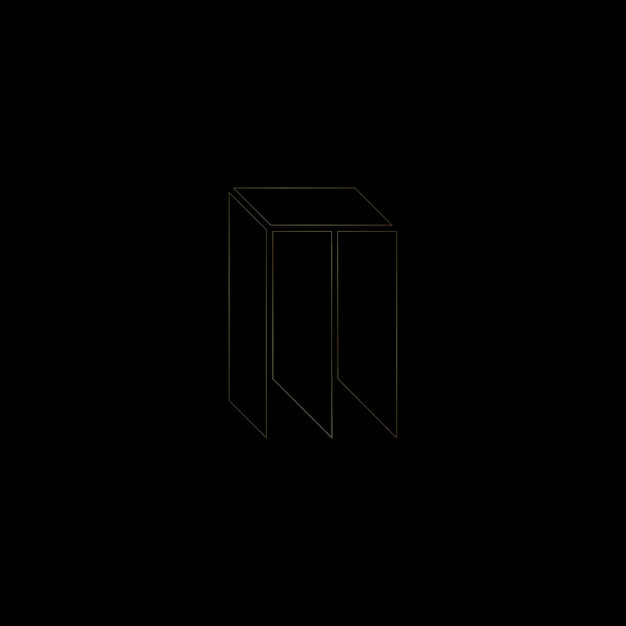 una puerta que está en un fondo negro
