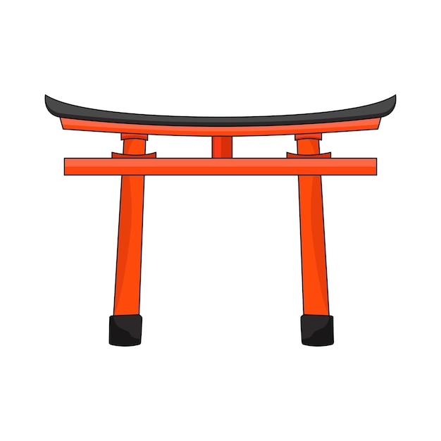 Puerta torii japonesa