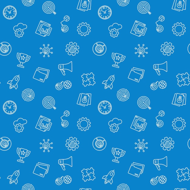 Puesta en marcha patrón azul Vector fondo transparente