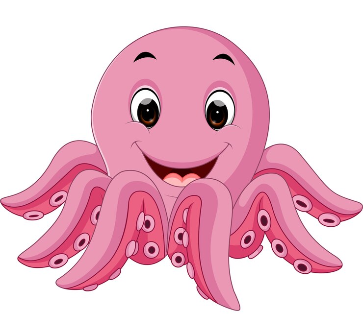 pulpo de dibujos animados