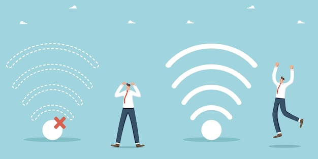 Punto de acceso wifi gratuito barra wifi área de acceso público a internet trabajo o red doméstica adicción a internet