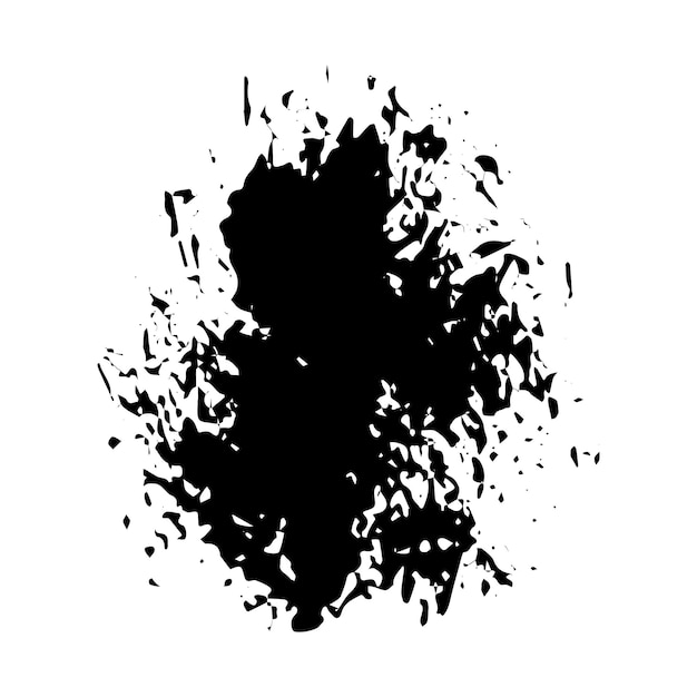 Punto de pincel de pintura vectorial fondo pintado a mano tinta garabateado clipart