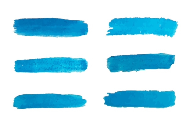 Puntos de acuarela de color azul