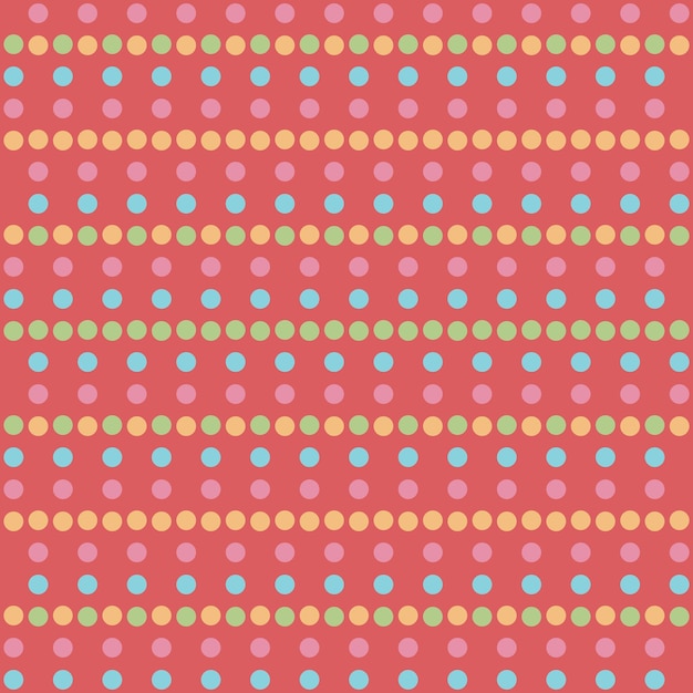 Puntos de polca fondo colorido Fondo de vacaciones símbolo de icono web signo de boda romántico tarjeta de amor vectorial fondo abstracto