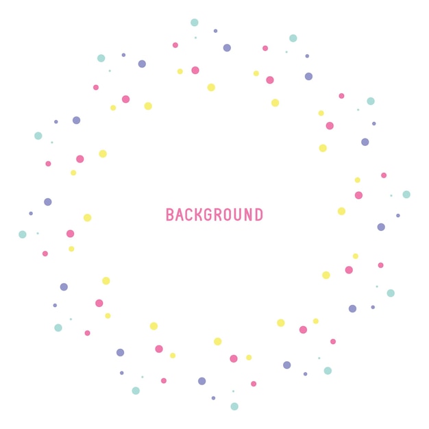 Puntos de polca de fondo colorido icono de la web de fondo de vacaciones sy