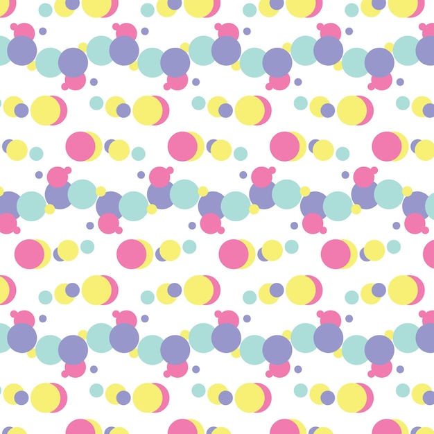 Puntos polka coloridos de fondo de vacaciones
