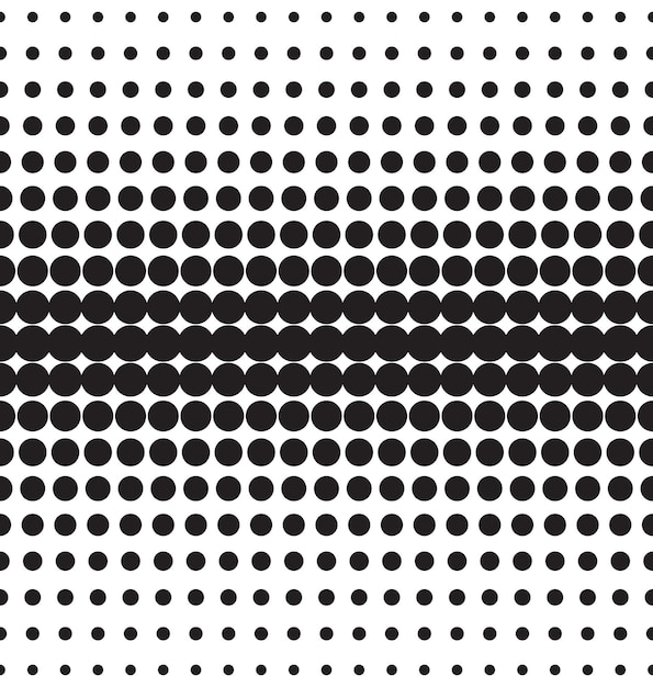 Vector puntos de semitono clásico de vector. puntos negros sobre fondo blanco.