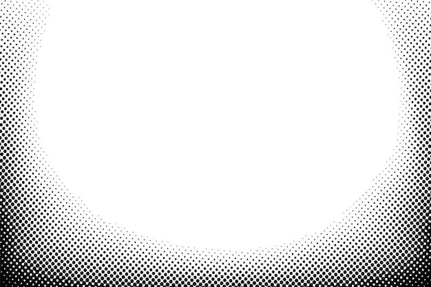 Puntos textura gradiente fondo de cuadrícula de medio tono grunge ruido de arena blanca y negra telón de fondo vectorial pixelado retro