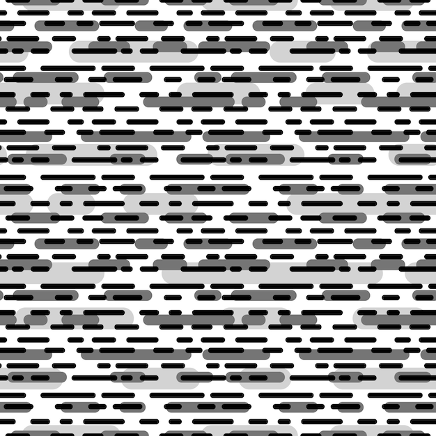 Puntos y trazos horizontales caóticos de patrones sin fisuras