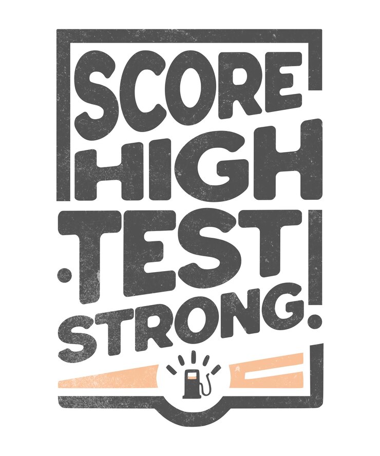 Puntuación alta en el examen fuerte